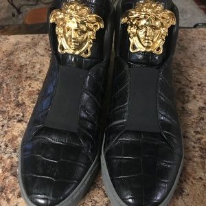 versace mens high tops